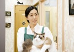 映画『ねこあつめの家』でペットショップの店主・洋子を演じる、木村多江