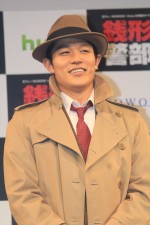 『金曜ロードSHOW！ 銭形警部』完成披露試写会に出席した、鈴木亮平