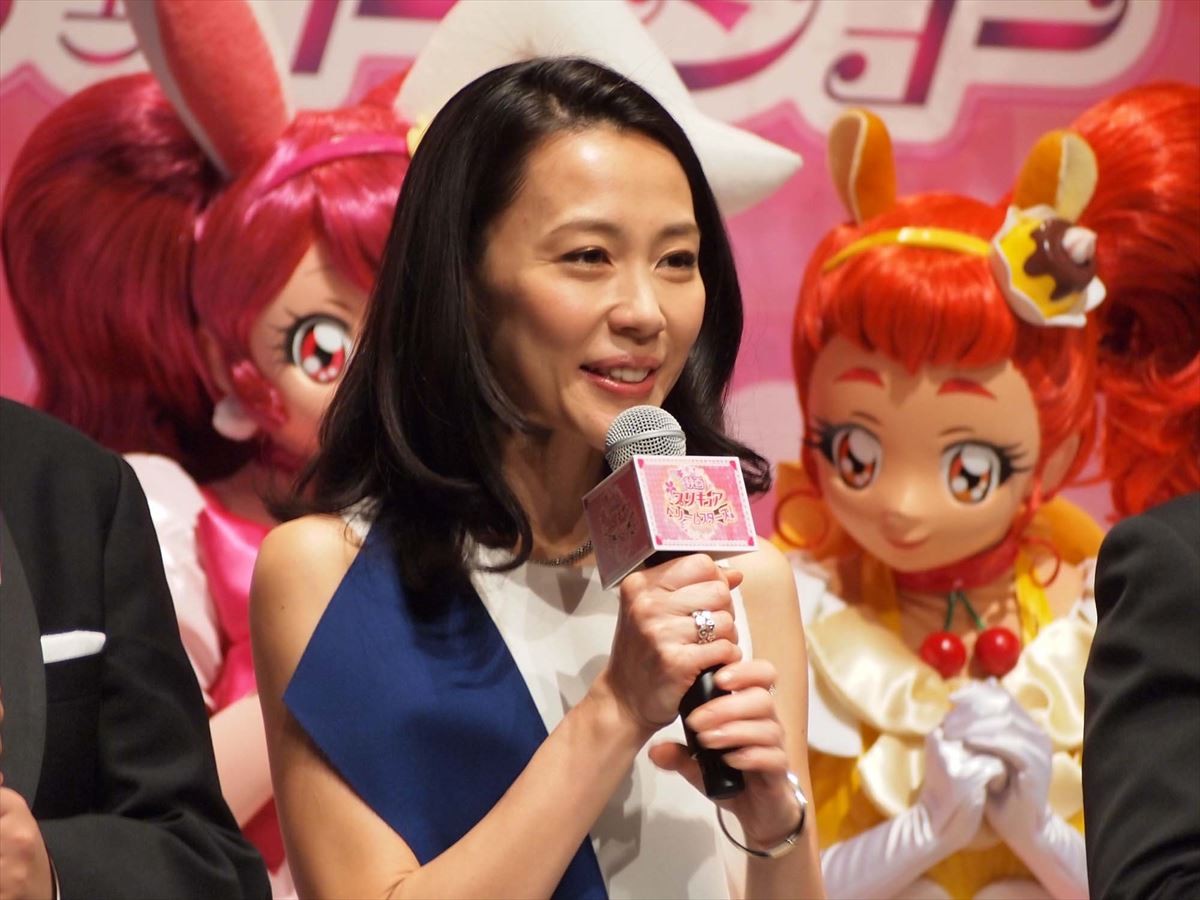 美山花恋「キュアブラックは憧れ」、プリキュア新作会見に豪華キャスト集結