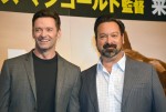 ヒュー・ジャックマンとジェームズ・マンゴールド監督。『LOGAN／ローガン』来日記者会見にて