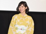 『カーズ／クロスロード』大ヒット記念舞台挨拶に登壇した松岡茉優