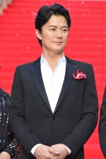 福山雅治、映画『三度目の殺人』完成披露試写会レッドカーペットに登場