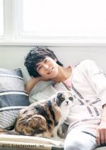 佐野岳withスコティッシュフォールド、写真展『ねこカレ』