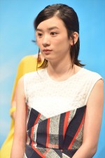 永野芽郁、NHK連続テレビ小説『半分、青い。』出演者発表会見に登壇