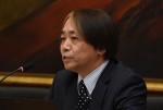 編成センター局次長 兼 編成部長の立本洋之、フジテレビ10月改編記者発表に出席