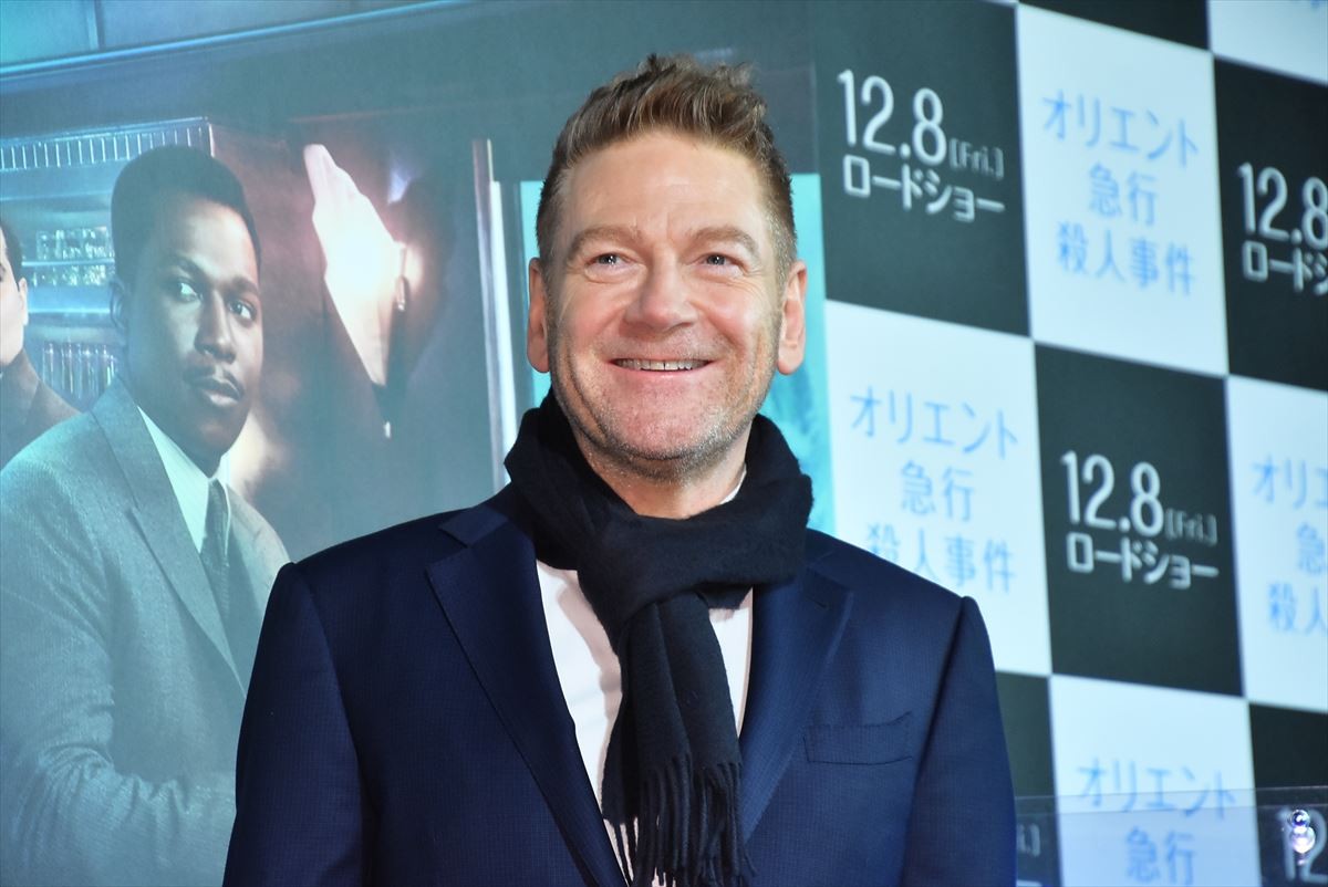 ケネス・ブラナー、2年ぶり来日　草刈正雄の吹き替え賞賛「パーフェクト」