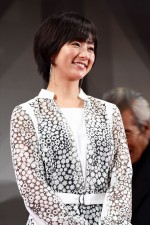 木村文乃、『羊の木』完成披露試写会に登壇