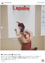 吉岡里帆、キュートなサンタ姿を披露　※『きみが心に棲みついた』インスタグラム