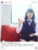 平祐奈、キュートな女子高生で“釈迦ポーズ”披露「癒される」ファン続々