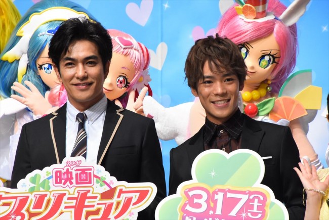 北村一輝、小野賢章、『HUGっと！プリキュア』『映画プリキュアスーパースターズ！』合同会見に登場