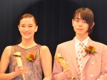 「2017年 第91回キネマ旬報ベスト・テン」表彰式に出席した蒼井優、菅田将暉