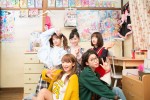 4月スタートのドラマ『声ガール！』に出演する前列左より天木じゅん、吉倉あおい、後列左より永尾まりや、福原遥、中村ゆりか