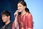 芳根京子、新月9ドラマ『海月姫』完成披露試写会・舞台挨拶に登壇