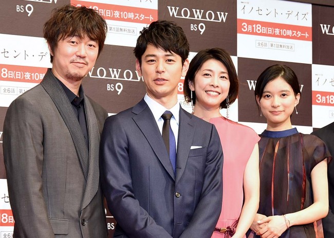 『連続ドラマW イノセント・デイズ』完成披露試写会＆舞台挨拶にて