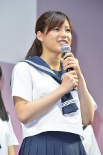 『チア☆ダン』特別試写会＆舞台挨拶に登壇した石井杏奈