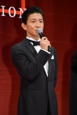 『検察側の罪人』完成披露試写会に登壇した木村拓哉