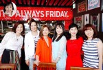 お神セブン最新写真　（左から）森尾由美、大沢逸美、桑田靖子、小林千絵、木元ゆうこ、松本明子　※丸囲み内：徳丸純子