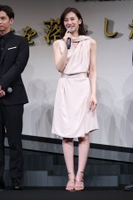 映画『スマホを落としただけなのに』完成披露試写会に出席した北川景子