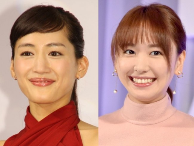 （左から）綾瀬はるか、新垣結衣