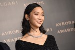 「BVLGARI AVRORA AWARDS 2018」ゴールデンカーペットセレモニーに登場した杏