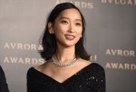 「BVLGARI AVRORA AWARDS 2018」ゴールデンカーペットセレモニーに登場した杏