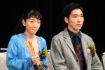 第92回 キネマ旬報ベスト・テン表彰式に出席した安藤サクラと柄本佑