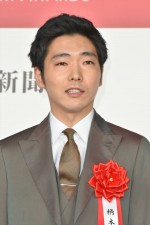 第73回毎日映画コンクール表彰式に出席した柄本佑