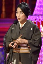 最優秀助演女優賞を受賞した樹木希林さん（代理：内田也哉子）