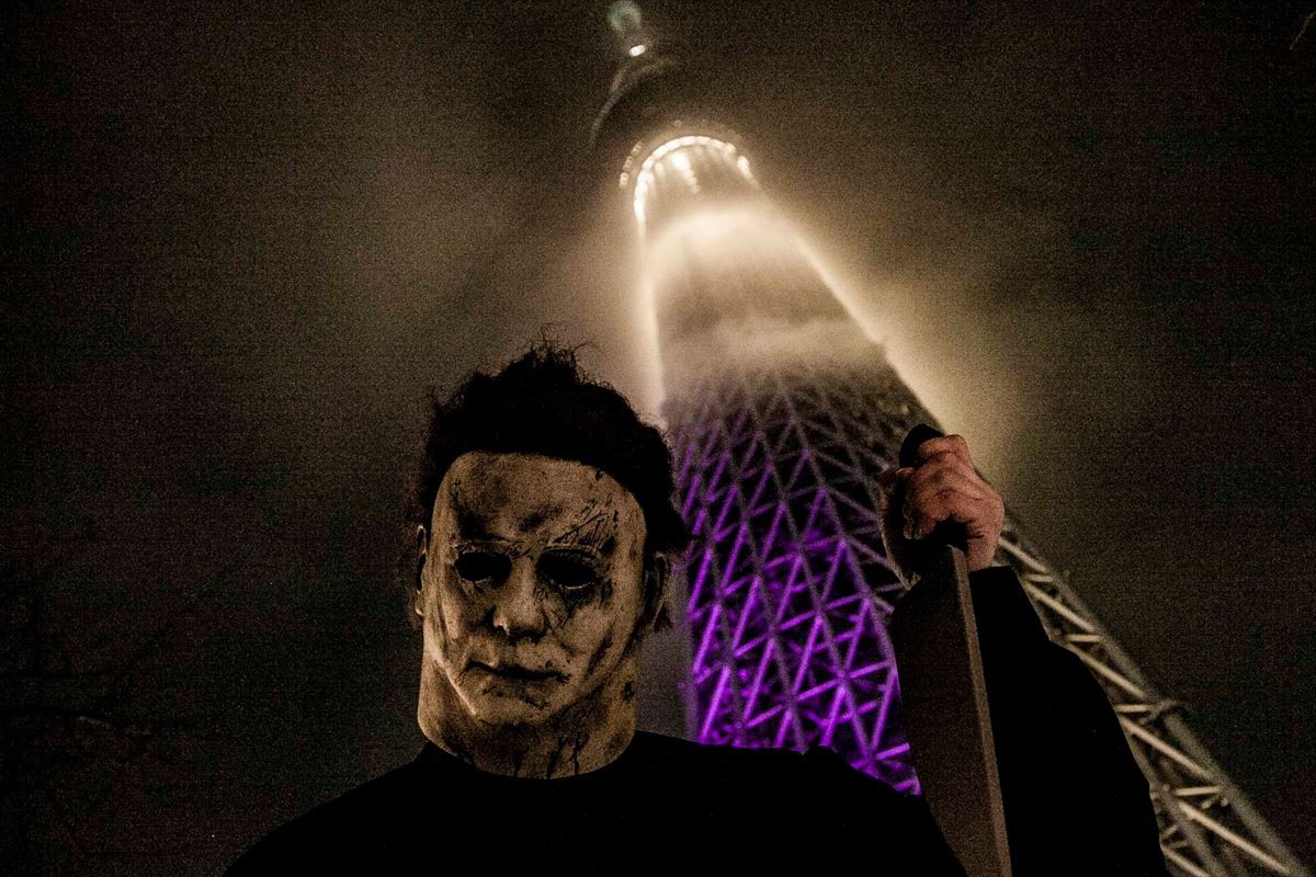 『ハロウィン』ブギーマン、来日していた…浅草でひそかにヒット祈願