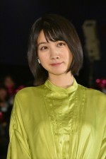 映画『チワワちゃん』公開記念舞台挨拶に登壇した松本穂香