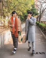 「JUNON」3月号に登場した（左から）高野洸、小関裕太