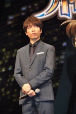 劇場版『名探偵コナン 紺青の拳（こんじょうのフィスト）』完成披露試写会に登壇した山崎育三郎