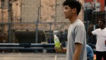 「サントリー天然水 GREEN TEA」CMシーン写真