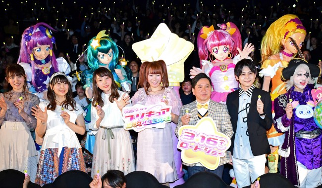 『映画プリキュアミラクルユニバース』完成披露イベントにて