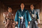 （左から）フジテレビ開局60周年特別企画『大奥 最終章』に出演する竹中直人、大沢たかお、葛山信吾