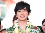 JAL新特別塗装機「ARASHI HAWAII JET」のお披露目会に登場した松本潤