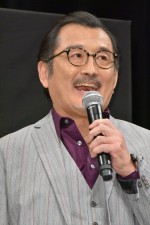 映画『劇場版 ファイナルファンタジーXIV 光のお父さん』完成披露試写会に登場した吉田鋼太郎