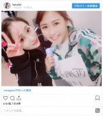 （左から）小林香菜、西野未姫　※「小林香菜」インスタグラム