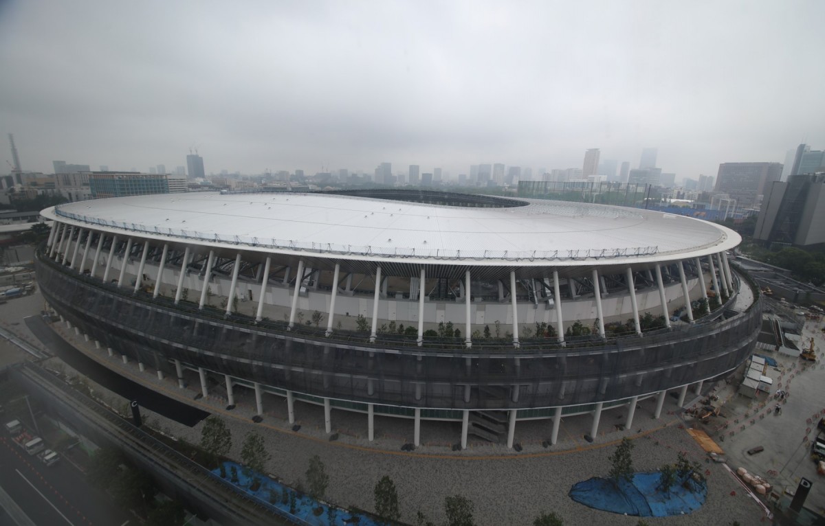 公開された新国立競技場