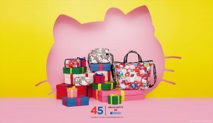 「HELLO KITTY×LeSportsac」　ハローキティ　レスポートサック