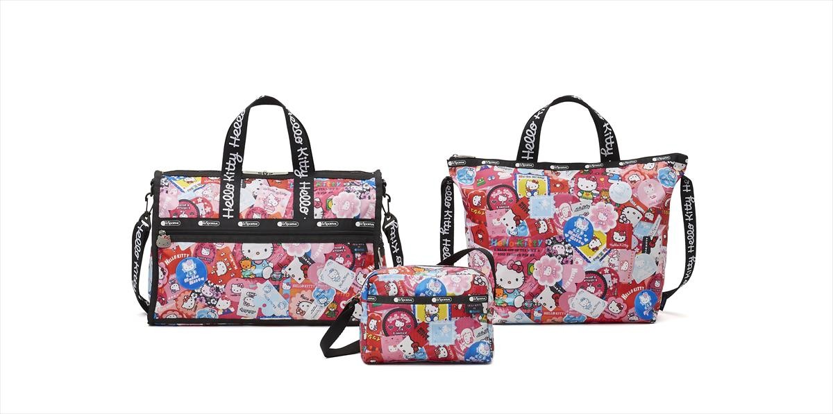 「HELLO KITTY×LeSportsac」　ハローキティ　レスポートサック