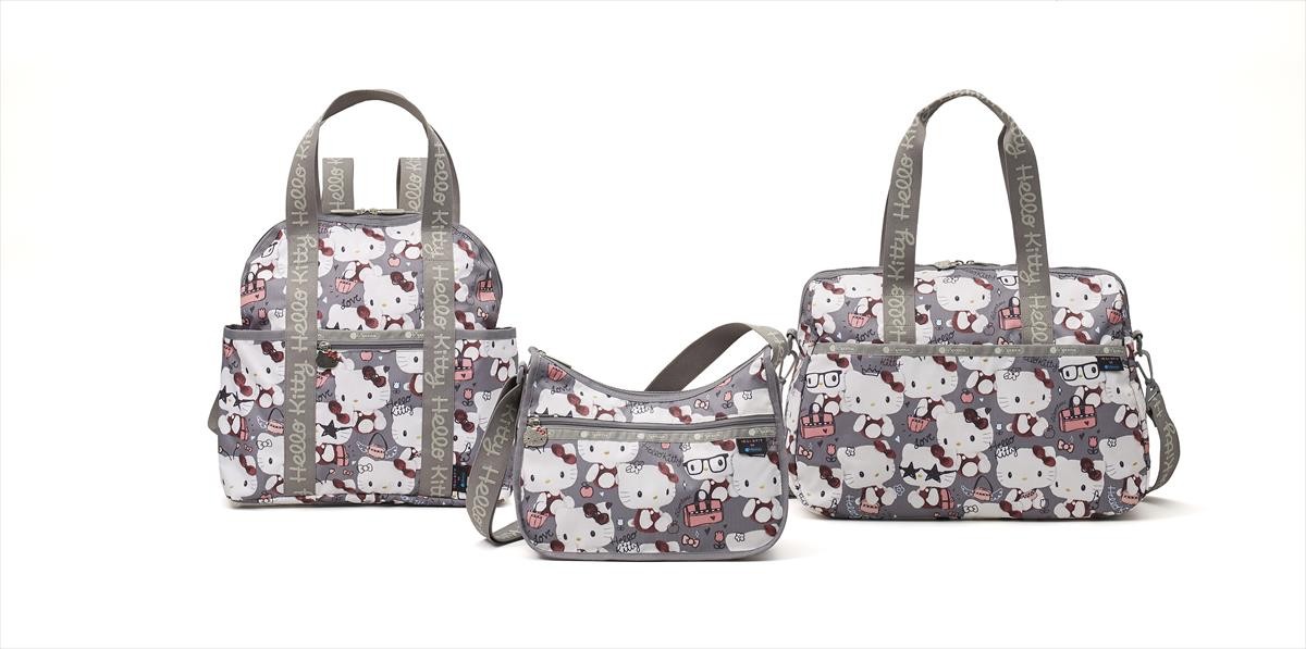 「HELLO KITTY×LeSportsac」　ハローキティ　レスポートサック