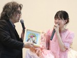 『葬式の名人』合同取材会・完成披露試写会 in 茨木高校にて