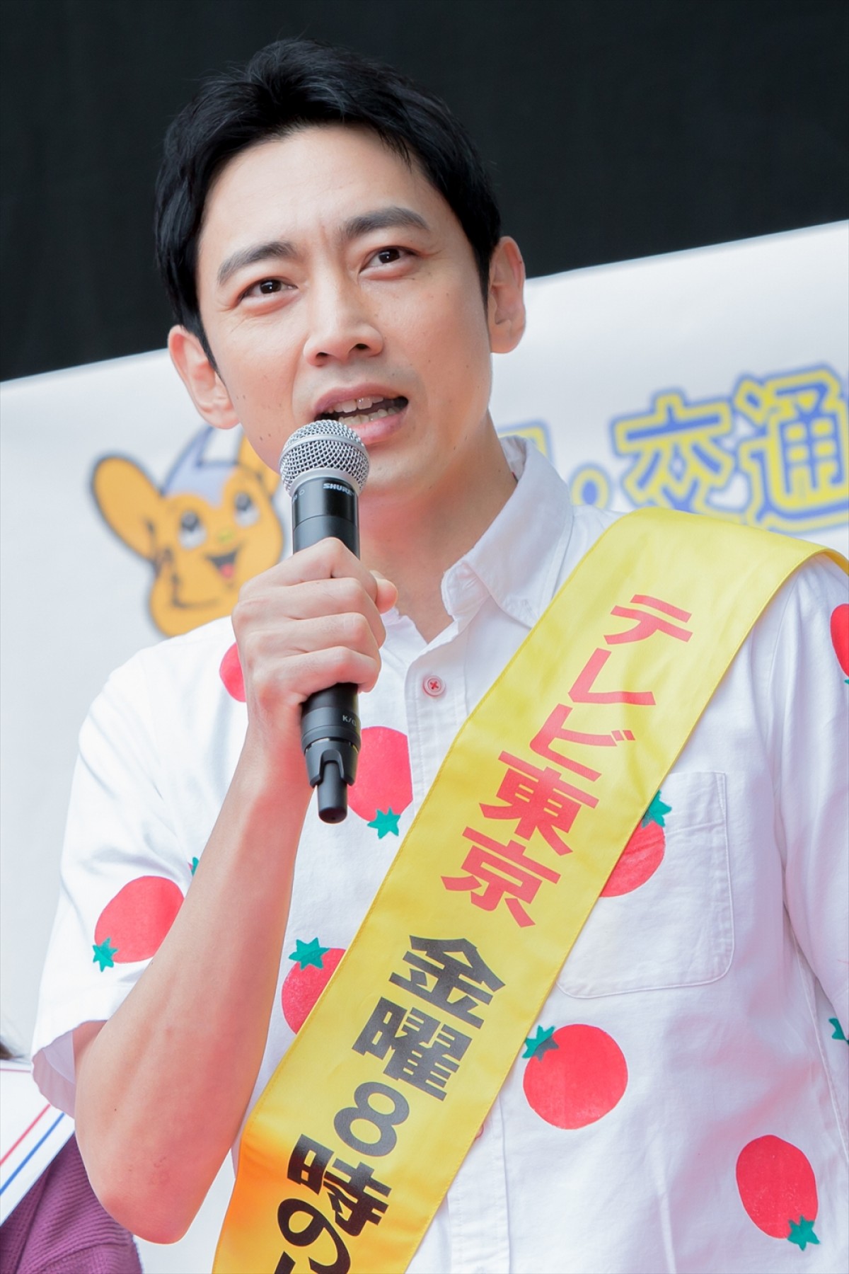 小泉孝太郎、駅前で演説風トーク　「進次郎ではありませんよ」