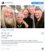 アベンジャーズがおじいちゃんに！　※「ジェレミー・レナー」インスタグラム