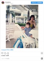 番組で公開された石橋穂乃香の実母の若かりし頃の写真　※「石橋穂乃香」インスタグラム