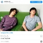 田中圭を見つめる横浜流星… ※『あなたの番です』インスタグラム