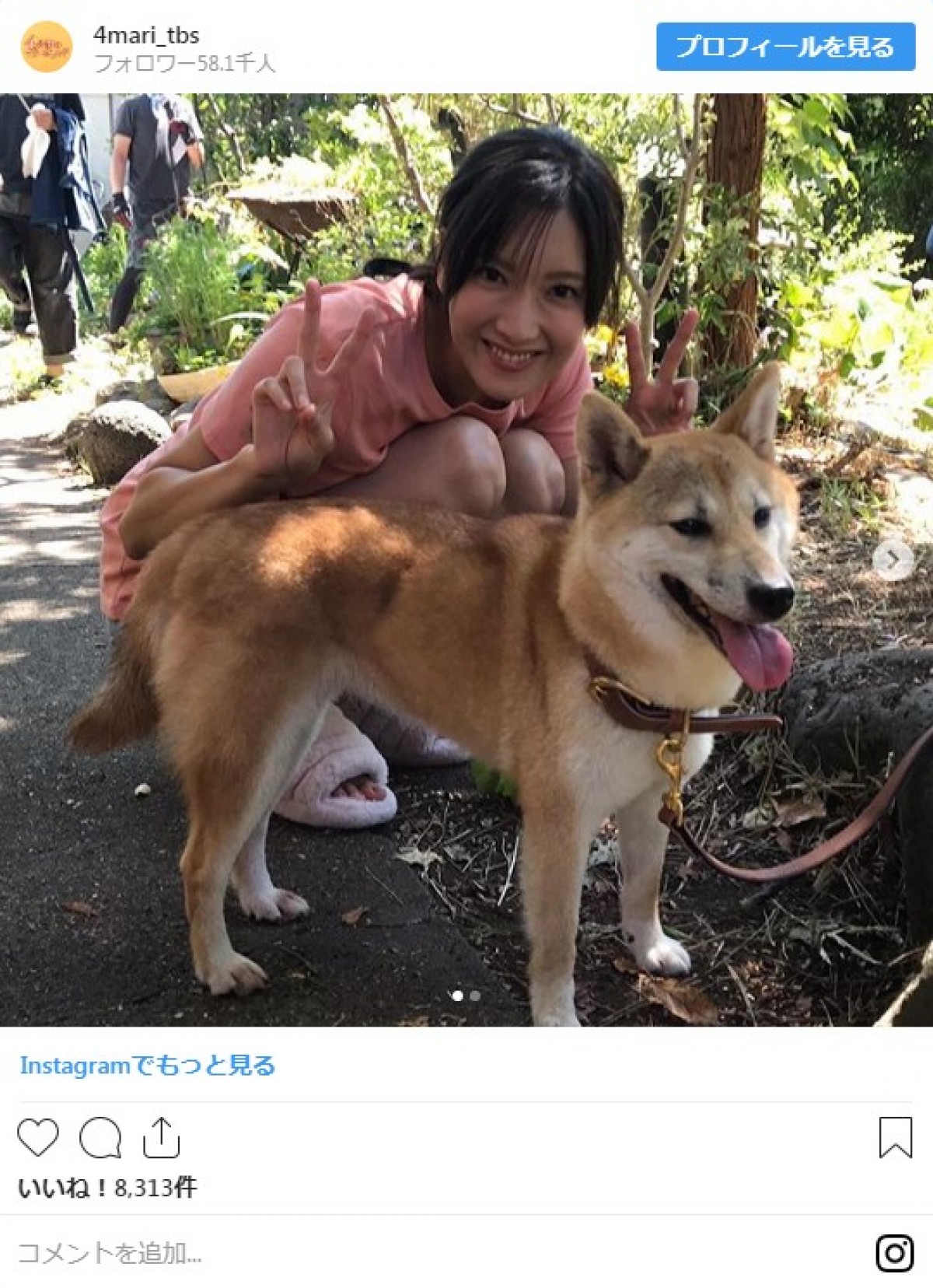 福士蒼汰＆菜々緒、愛犬との3ショット披露に「みんなかわいい」と反響