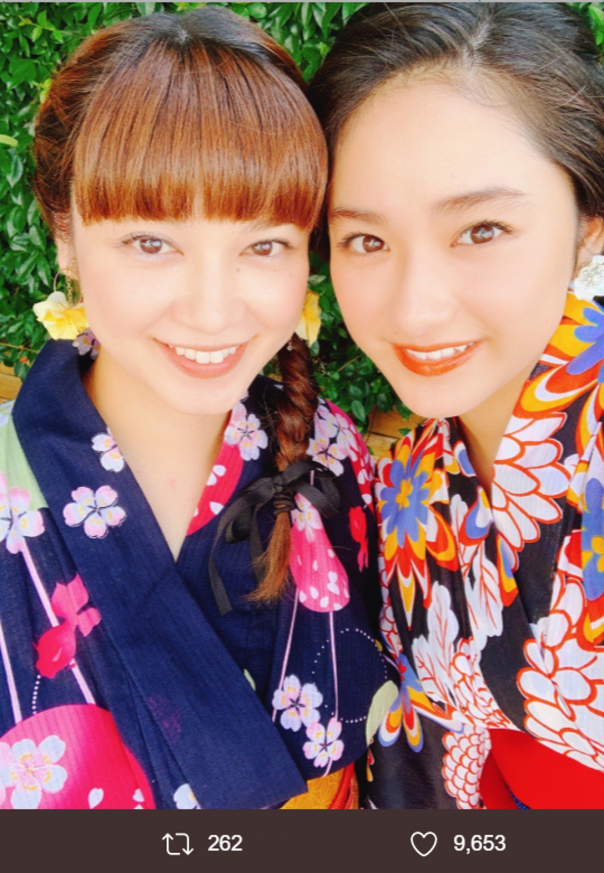 平愛梨＆祐奈、トルコでの浴衣姿に「美人姉妹」「素敵すぎる」と反響