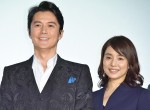 （左から）『マチネの終わりに』初日舞台挨拶に登場した福山雅治、石田ゆり子